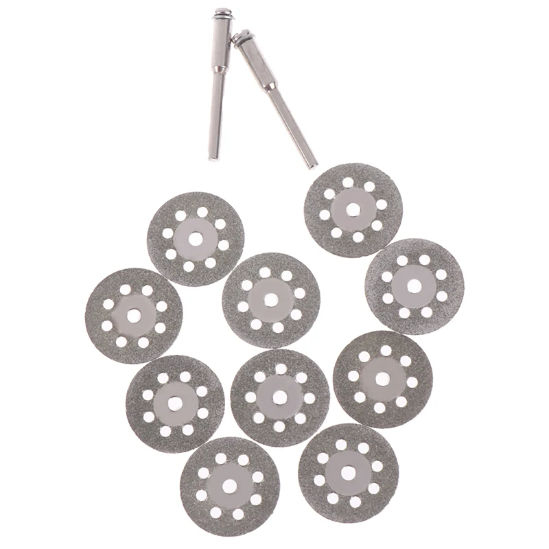 Tool Set 10pcs 22mm Diamond Grinding Wheel Saw Cutting Abrasive Disc+2 Pcs Mandrel For Rotary Tools Accessories
Tool Set 10pcs 22mm Diamond Grinding Wheel Saw Cutting Abrasive Disc+2 Pcs Mandrel For Rotary Tools Accessories