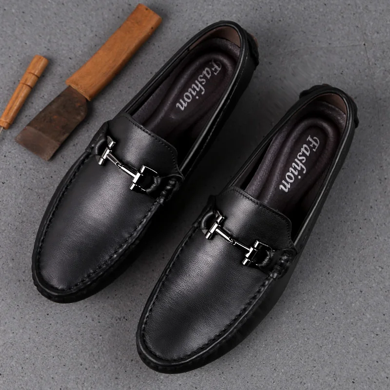 High Quality Mens Loafers Genuine Leather Male Shoes Comfortable Men Driving Loffers Slip-On Casual Fashion Mocasines Boat Shoes
High Quality Mens Loafers Genuine Leather Male Shoes Comfortable Men Driving Loffers Slip-On Casual Fashion Mocasines Boat Shoes