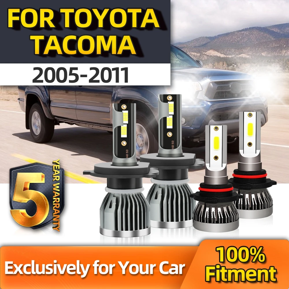 TEENRAM LED Headlamp Combo Conversion Replace Kit High/ Low H4 All-in-one 9145 Fog Light For Toyota Tacoma 2005 2006 2007-2011
TEENRAM LED Headlamp Combo Conversion Replace Kit High/ Low H4 All-in-one 9145 Fog Light For Toyota Tacoma 2005 2006 2007-2011