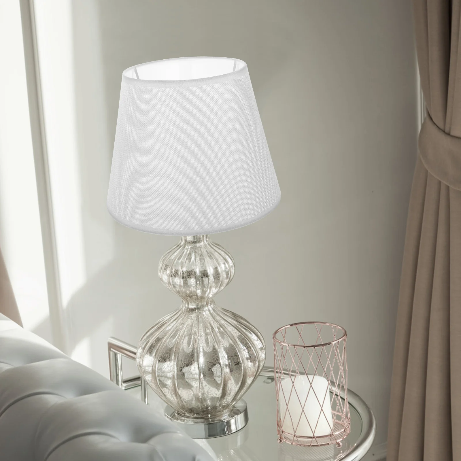 Solid Color Lampshade Cover Table Shades Chandelier Simple Accessory Fabric Replacement Floor
Solid Color Lampshade Cover Table Shades Chandelier Simple Accessory Fabric Replacement Floor