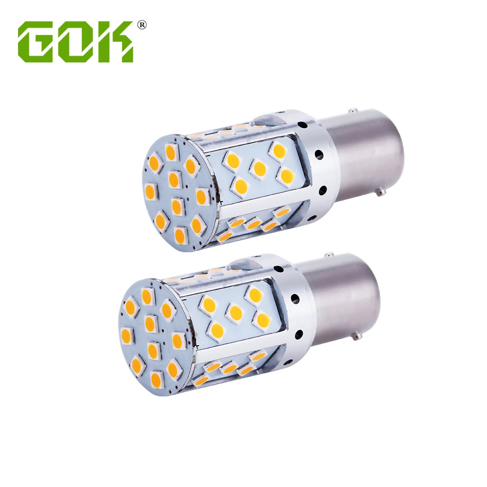 

1156 BA15S P21W BAU15S PY21W 1157 BAY15D P21/5W 3030 35SMD Canbus LED Bulb Super Bright Turn Signal Light Auto Reverse Lamp