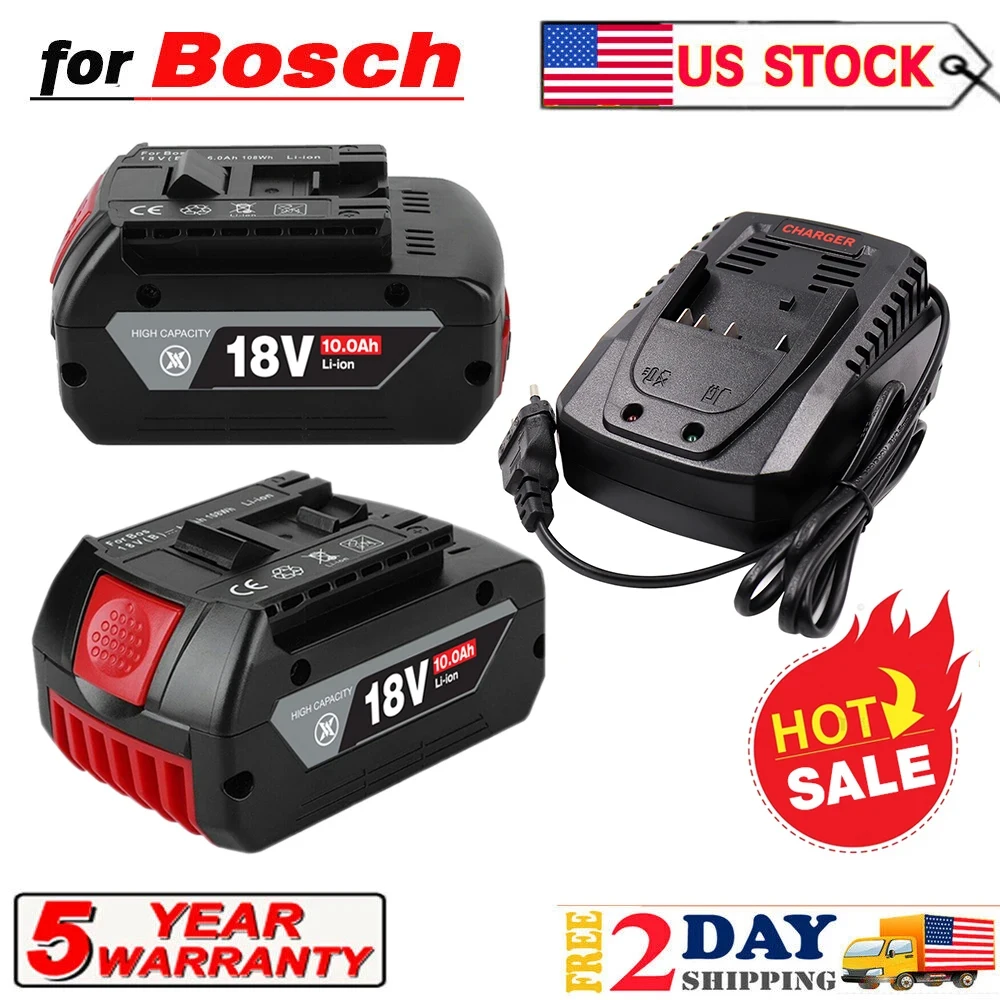 Литий-ионный аккумулятор gba 18 в для BOSCH, профессиональная батарея GSR GSB BAT618 BAT618G BAT609 GSR18V GBA18V BAT610, 18 в
Литий-ионный аккумулятор gba 18 в для BOSCH, профессиональная батарея GSR GSB BAT618 BAT618G BAT609 GSR18V GBA18V BAT610, 18 в
