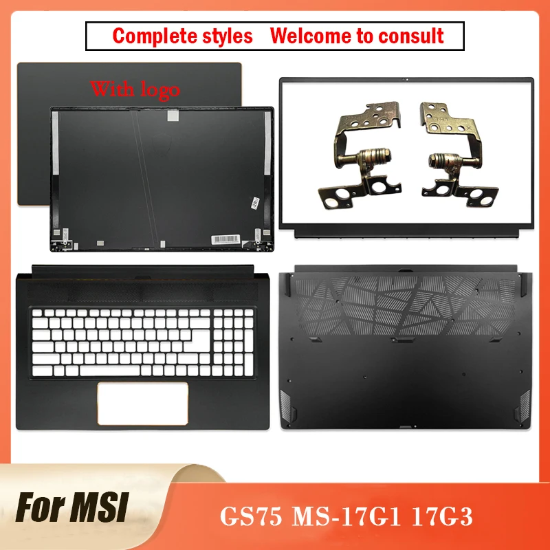 NEW MSI GS75 MS-17G1 17G3 Laptop LCD Back Cover/Front Bezel/Palmrest/Bottom Case 17.3 Inch Top Case Black MSI GS75
NEW MSI GS75 MS-17G1 17G3 Laptop LCD Back Cover/Front Bezel/Palmrest/Bottom Case 17.3 Inch Top Case Black MSI GS75