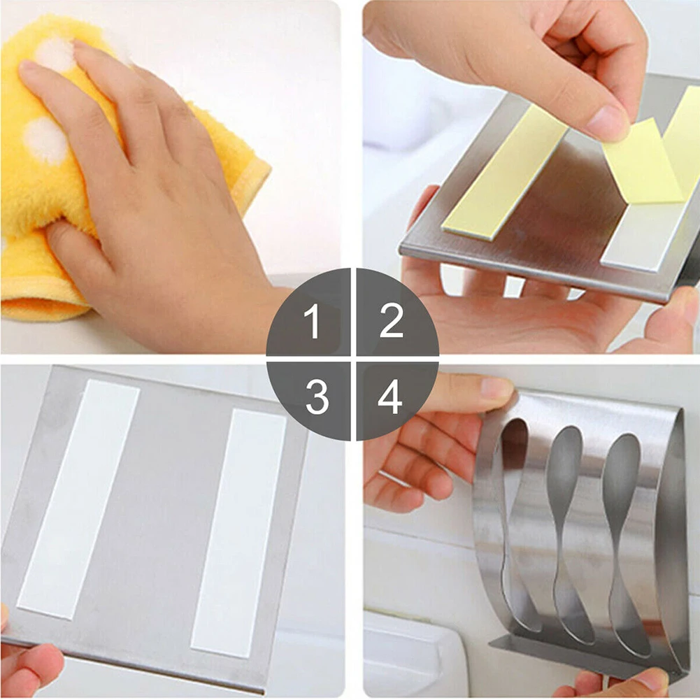 Box Holder Wall Toothbrush Holder Bath Bathroom No Drilling Self-adhesive Silver Stainless Steel Two/ Three Hole Holder
Box Holder Wall Toothbrush Holder Bath Bathroom No Drilling Self-adhesive Silver Stainless Steel Two/ Three Hole Holder