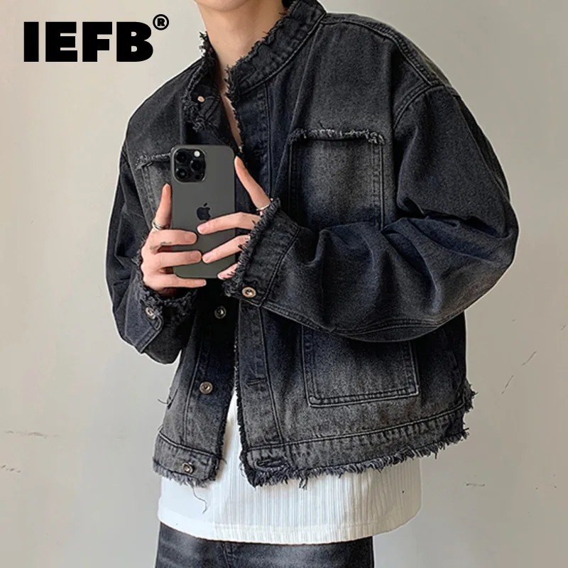 Джинсовая куртка IEFB мужская с эффектом потертости, модный винтажный Повседневный Кардиган с градиентом, жакет из денима в стиле ретро, 9C642, осень 2023
Джинсовая куртка IEFB мужская с эффектом потертости, модный винтажный Повседневный Кардиган с градиентом, жакет из денима в стиле ретро, 9C642, осень 2023