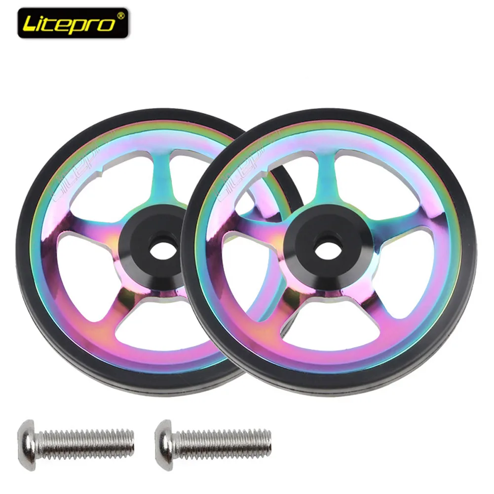 Folding Bike Easy Wheel For Brompton Aluminum Bicycle Easywheel Sealed Bearing Push Wheel Modification Part Parking Spare Tire
Folding Bike Easy Wheel For Brompton Aluminum Bicycle Easywheel Sealed Bearing Push Wheel Modification Part Parking Spare Tire