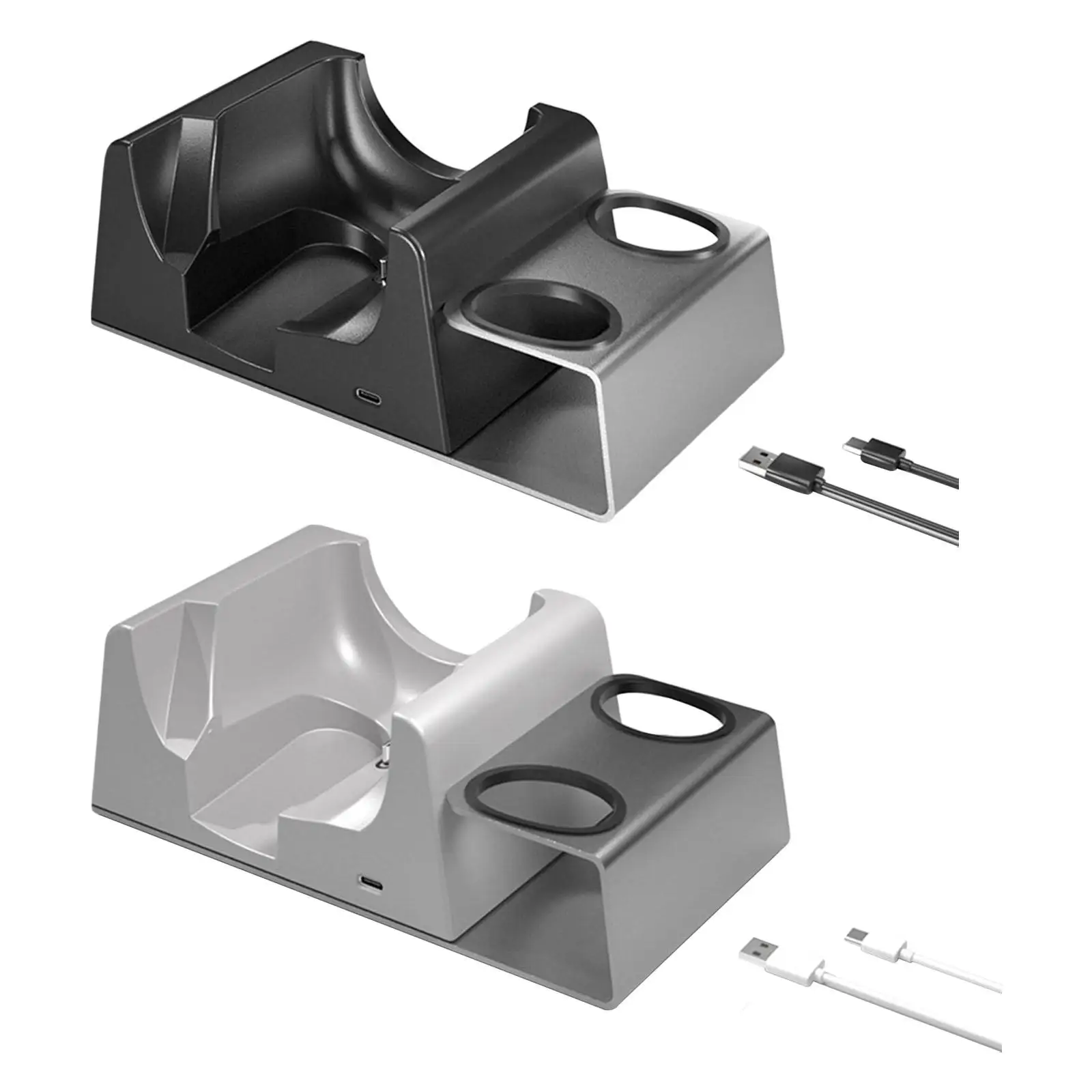 Charger Station Set VR Helmet High Speed Charging Desktop Mount Holder VR Charging Dock for VR Headset for Quest 2
Charger Station Set VR Helmet High Speed Charging Desktop Mount Holder VR Charging Dock for VR Headset for Quest 2