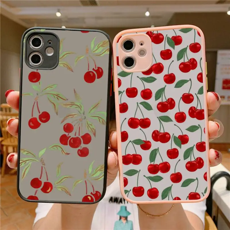 Pink Cherries Cherry Phone Case for iPhone X XR XS 7 8 Plus 11 12 13 pro MAX 13mini Translucent Matte Case
Pink Cherries Cherry Phone Case for iPhone X XR XS 7 8 Plus 11 12 13 pro MAX 13mini Translucent Matte Case
