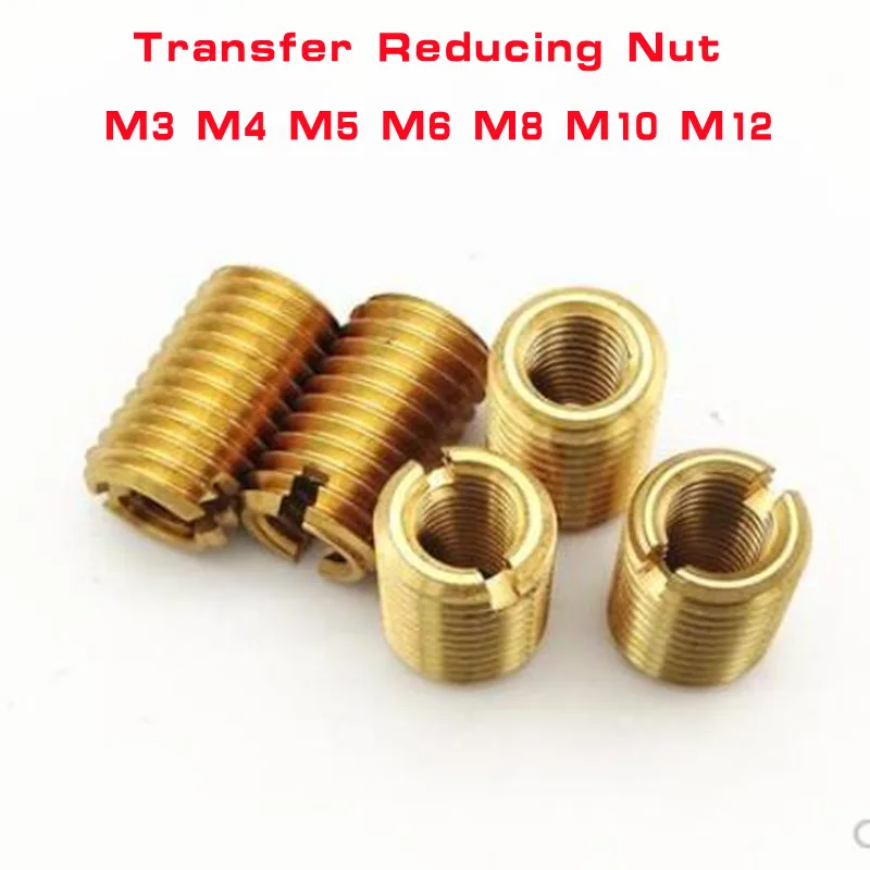 5pcs M2 M3 M4 M5 M6 M8 M10 M12 M14 Brass Sheath Thread Insert Sleeves Inner Outer Thread Adapter Screw Transfer Reducing Nut
5pcs M2 M3 M4 M5 M6 M8 M10 M12 M14 Brass Sheath Thread Insert Sleeves Inner Outer Thread Adapter Screw Transfer Reducing Nut