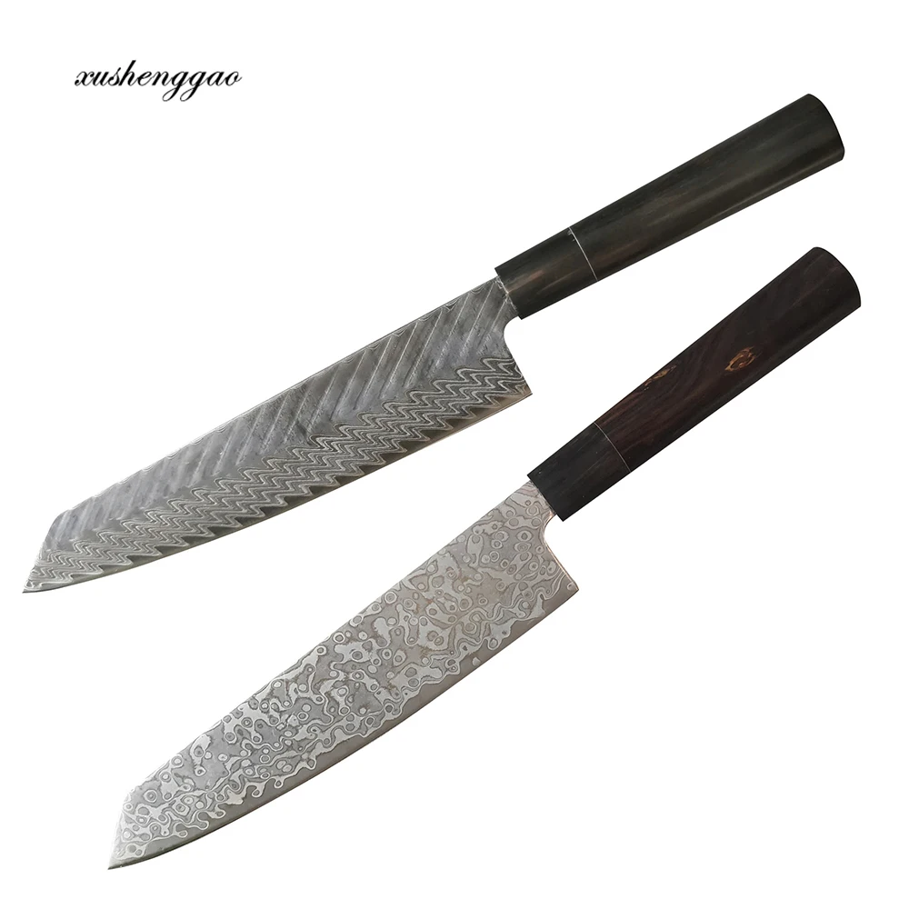 9 Inch Genuine Damascus Knife 67 Layers Damascus Steel Chef Kiritsuke Gyutou Slicing Cleaver Kitchen Knife Ebony & Horns Handle
9 Inch Genuine Damascus Knife 67 Layers Damascus Steel Chef Kiritsuke Gyutou Slicing Cleaver Kitchen Knife Ebony & Horns Handle