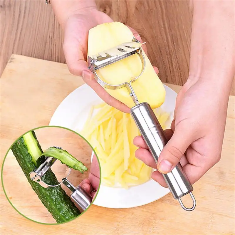 Stainless Steel Multi-function Vegetable Peeler Cucumber Carrot Fruit Cutter Julienne Peeler Potato Carrot Grater Kitchen Set
Stainless Steel Multi-function Vegetable Peeler Cucumber Carrot Fruit Cutter Julienne Peeler Potato Carrot Grater Kitchen Set