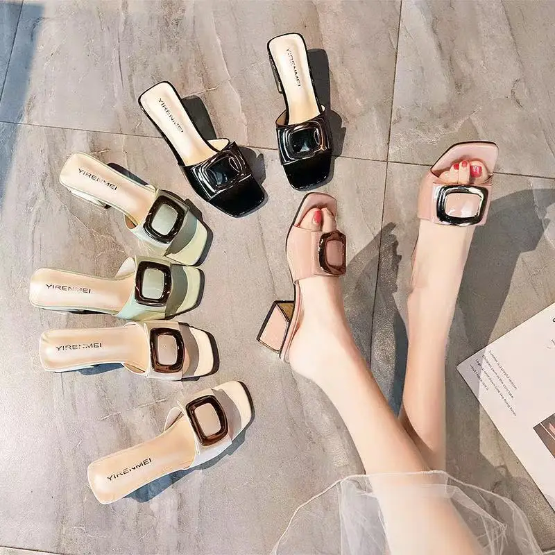 2022 High Quality Solid Metal Decorate PU Leather Square Toe Femme Low Heel Party Dress Shoes Fashion Elegant Womens Sandals
2022 High Quality Solid Metal Decorate PU Leather Square Toe Femme Low Heel Party Dress Shoes Fashion Elegant Womens Sandals