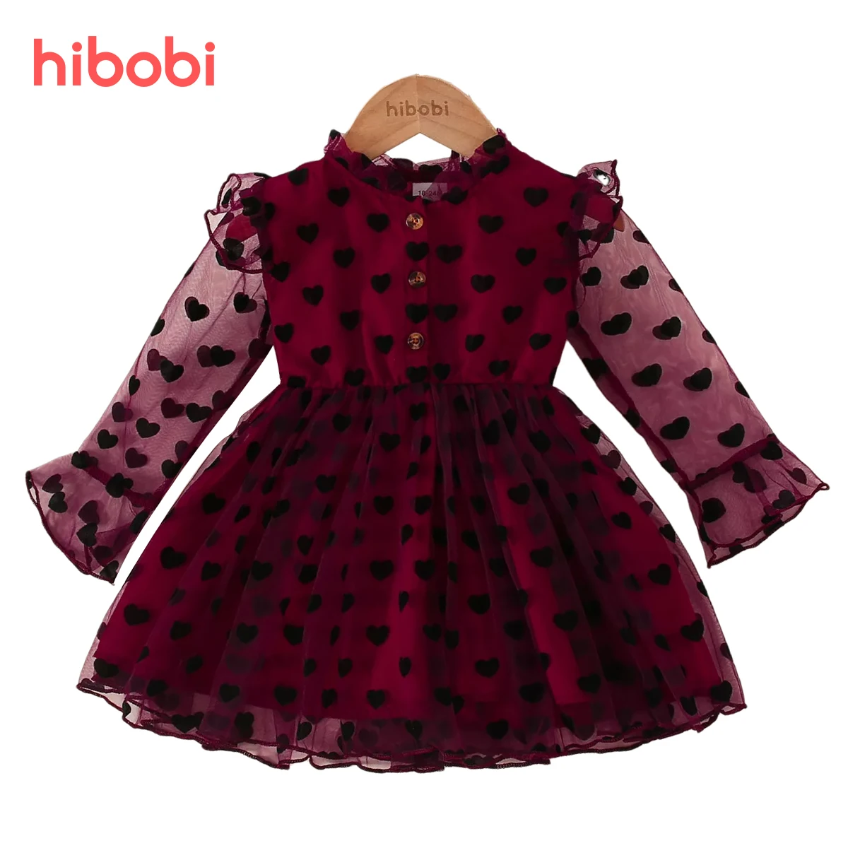 Одежда для девочек hibobi, юбка-пачка с длинным рукавом и кружевом в форме сердца, осеннее платье для девочек, детская одежда
Одежда для девочек hibobi, юбка-пачка с длинным рукавом и кружевом в форме сердца, осеннее платье для девочек, детская одежда