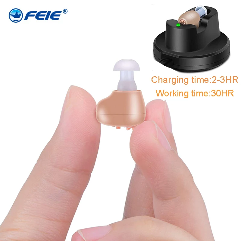 S-102 Mini Hearing Amplifier Aid for Seniors and Adults USB Rechargeable with Noise Cancelling Inner-Ear Sound Amplifier
S-102 Mini Hearing Amplifier Aid for Seniors and Adults USB Rechargeable with Noise Cancelling Inner-Ear Sound Amplifier