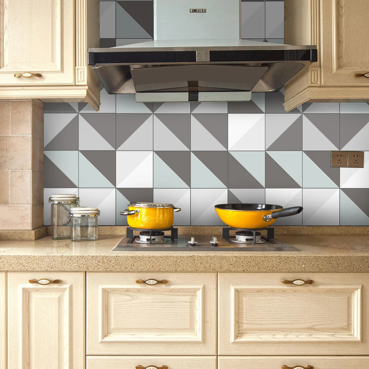 500 X20CM Kitchen Wall Sticker Colorful Geometric Creative Tile Sticker Heat Resisting Paper Water Proof 
500 X20CM Kitchen Wall Sticker Colorful Geometric Creative Tile Sticker Heat Resisting Paper Water Proof