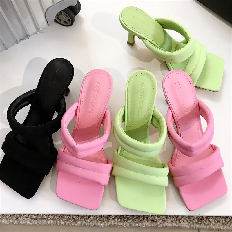 2022 Summer New Brand Women Green Slipper Fashion Bow-knot Ladies Elegant Sandal Shoes Thin High Heel Casual Dress Party Sh
2022 Summer New Brand Women Green Slipper Fashion Bow-knot Ladies Elegant Sandal Shoes Thin High Heel Casual Dress Party Sh