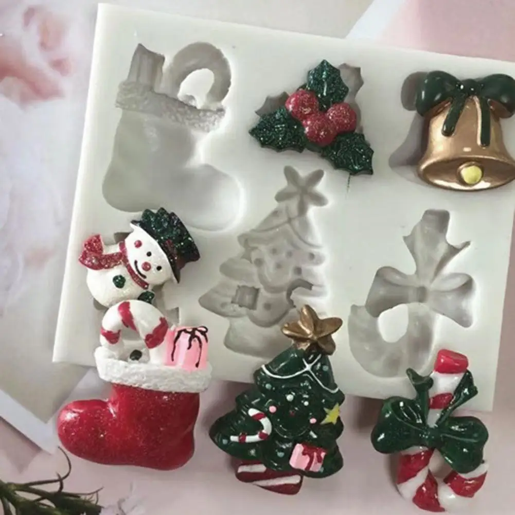Soft Practical Christmas Socks Snowman Cake Mold Flexible Epoxy Resin Mold Reusable for Cake Shop
Soft Practical Christmas Socks Snowman Cake Mold Flexible Epoxy Resin Mold Reusable for Cake Shop