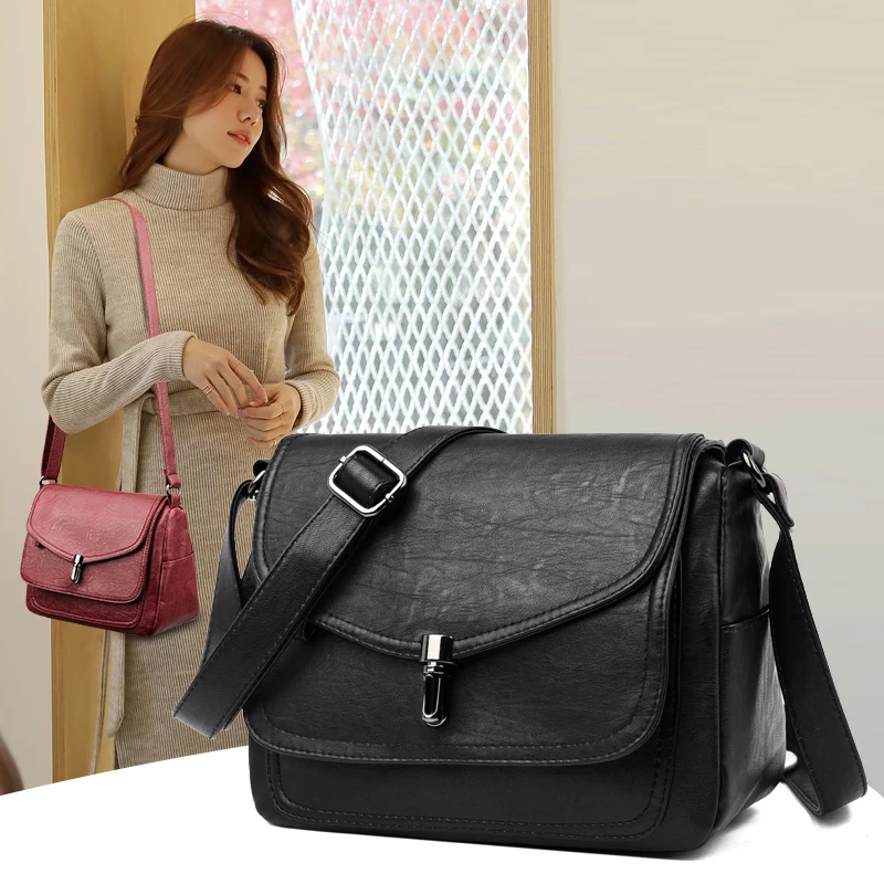 YILIAN Soft leather Shoulder bag 2022 New casual fashion women's large capacity cross-body bag multifunctional women's bag 
YILIAN Soft leather Shoulder bag 2022 New casual fashion women's large capacity cross-body bag multifunctional women's bag