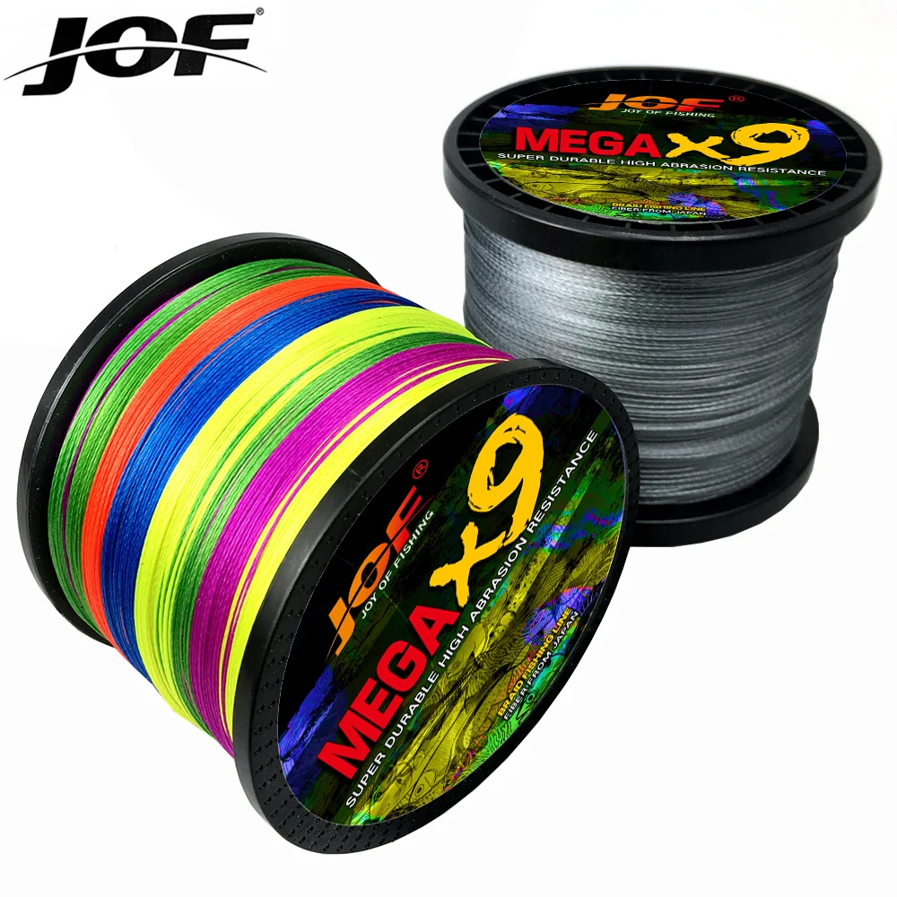 JOF 300M100M 9Strands 12Strands PE Braided Fishing Wire Multifilament Super Strong20-120lbs Fishing Line Japan Multicolor Thread
JOF 300M100M 9Strands 12Strands PE Braided Fishing Wire Multifilament Super Strong20-120lbs Fishing Line Japan Multicolor Thread