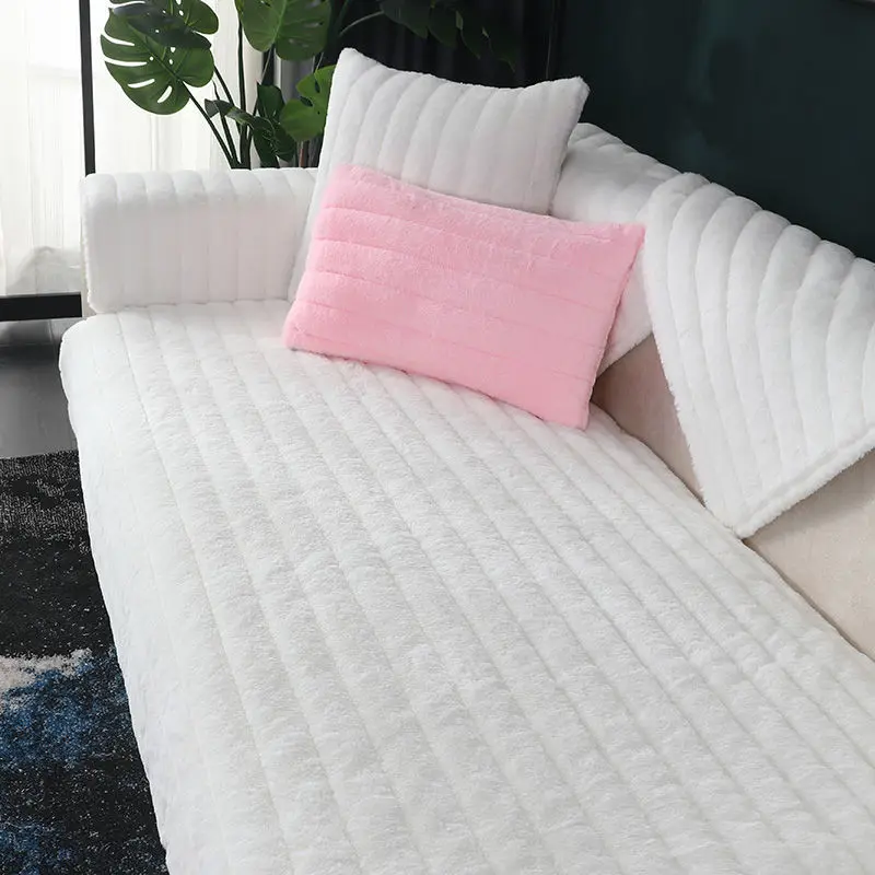 Winter Thicken Velvet Plush Sofa Cover Soft Smooth Sofa Towel Universal Cover Solid Color Anti-slip Bay Window Mat
Winter Thicken Velvet Plush Sofa Cover Soft Smooth Sofa Towel Universal Cover Solid Color Anti-slip Bay Window Mat