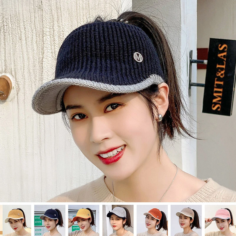 Hats For Women Autumn Winter Sports Empty Top Caps Female Knitted Warm Baseball Cap Fashion Running Golf Sun Hat Extra 2% Off
Hats For Women Autumn Winter Sports Empty Top Caps Female Knitted Warm Baseball Cap Fashion Running Golf Sun Hat Extra 2% Off
