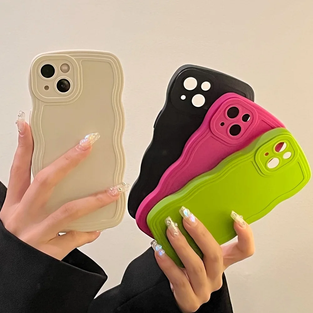 Cute Candy Curly Wavy Phone Case For iPhone 14 13 12 11 Pro Max XS X XR 7 8 Plus SE 2022 Soft Silicone Bumper Protective Cover
Cute Candy Curly Wavy Phone Case For iPhone 14 13 12 11 Pro Max XS X XR 7 8 Plus SE 2022 Soft Silicone Bumper Protective Cover