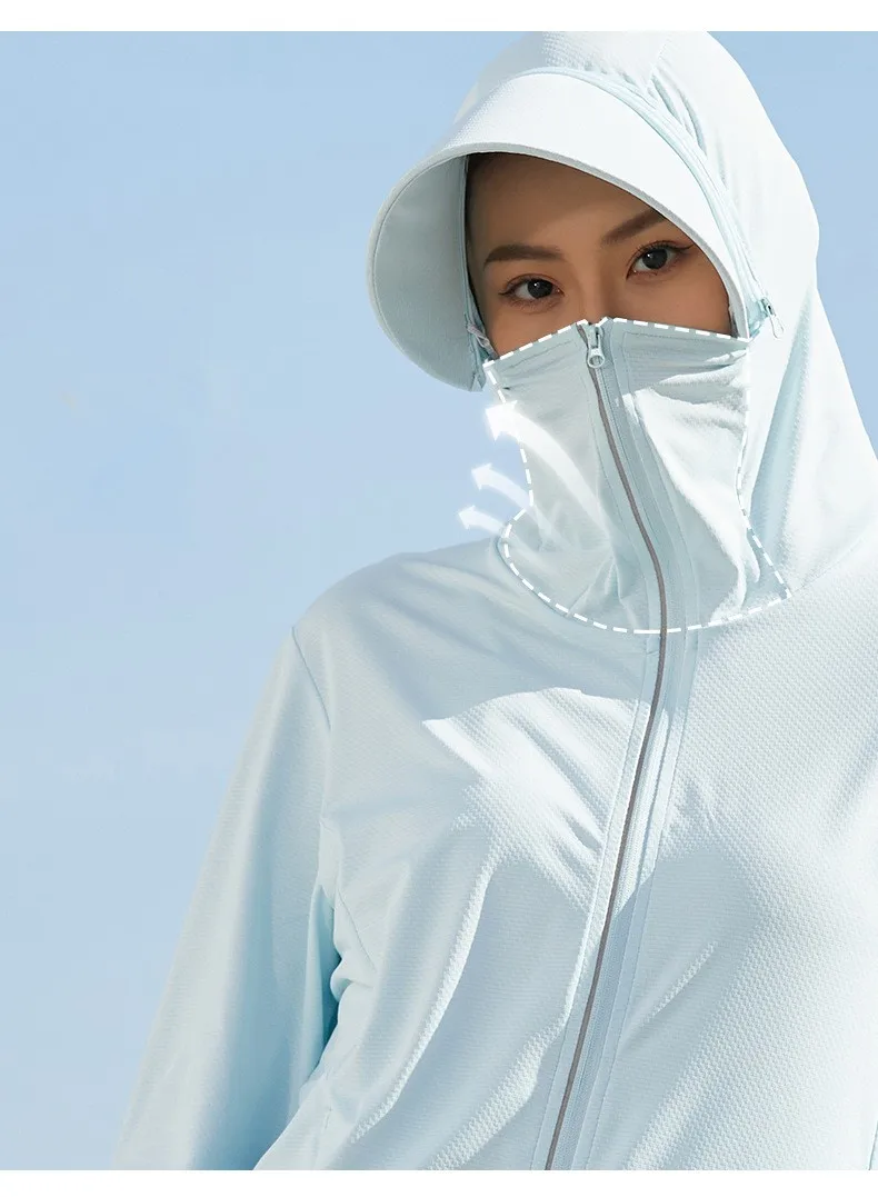 Summer Sun Protection Clothing Men's Women's Outdoor Riding Fishing Sports Sun Protection UV Protection Clothing Ice Silk Breath
Summer Sun Protection Clothing Men's Women's Outdoor Riding Fishing Sports Sun Protection UV Protection Clothing Ice Silk Breath