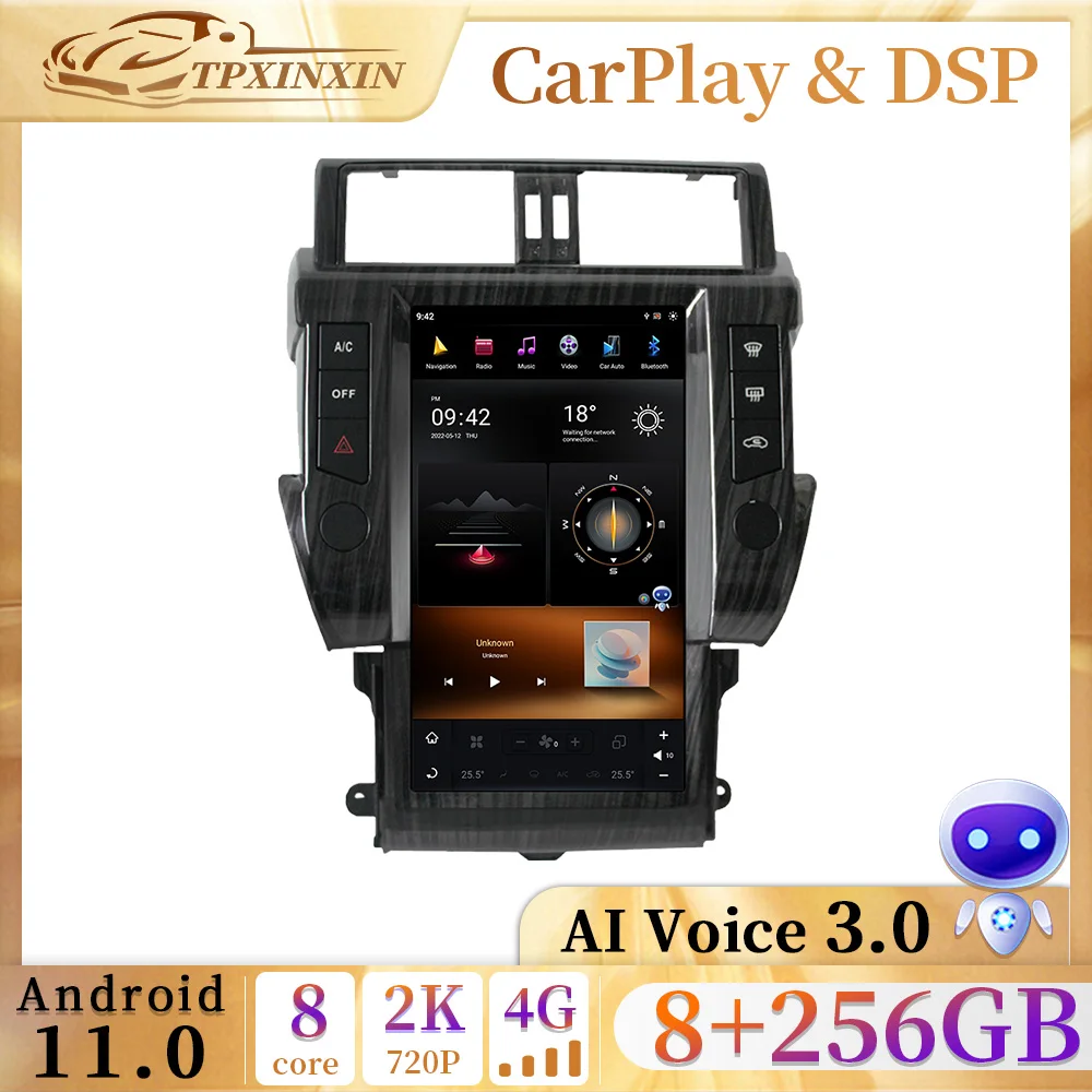 2din 8 + 256 ГБ Android 11 Восьмиядерный автомобильный радиоприемник Qualcomm CarPlay для Toyota Prado 2010 - 2017 GPS навигация мультимедийный плеер
2din 8 + 256 ГБ Android 11 Восьмиядерный автомобильный радиоприемник Qualcomm CarPlay для Toyota Prado 2010 - 2017 GPS навигация мультимедийный плеер