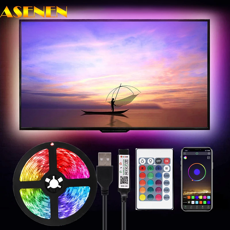 1-5M RGB Led Strip DC 5V 5050 30Led/m Waterproof Ribbon Light RGB Tape Backlight Music Sync Bluetooth Remote Ceilling Decoration
1-5M RGB Led Strip DC 5V 5050 30Led/m Waterproof Ribbon Light RGB Tape Backlight Music Sync Bluetooth Remote Ceilling Decoration