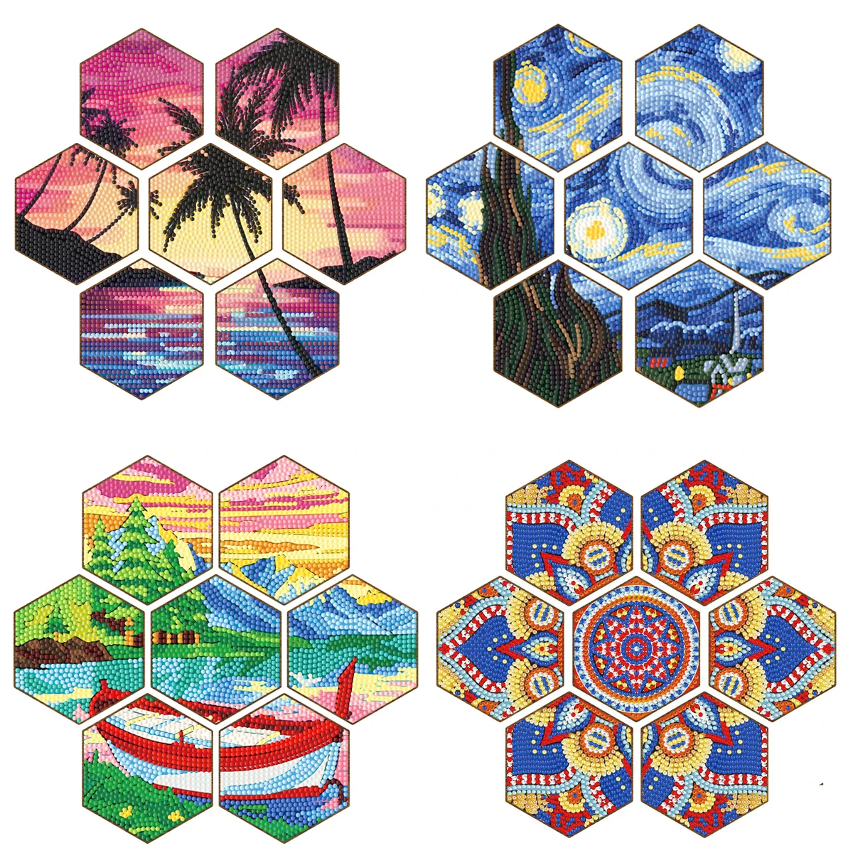 7 Piece Pack New Diamond Painting Diy Coasters Wooden Landscape Jigsaw Coasters Diamond Stickers Embroidered Cup Stickers Gift
7 Piece Pack New Diamond Painting Diy Coasters Wooden Landscape Jigsaw Coasters Diamond Stickers Embroidered Cup Stickers Gift
