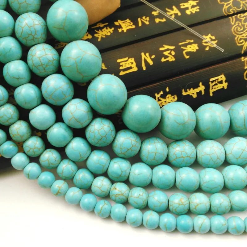 4-22mm Blue Turquoise Round Loose Beads Handmade DIY Jewelry For Bracelet Necklace Earring Hand Beaded Accessories Customizable
4-22mm Blue Turquoise Round Loose Beads Handmade DIY Jewelry For Bracelet Necklace Earring Hand Beaded Accessories Customizable