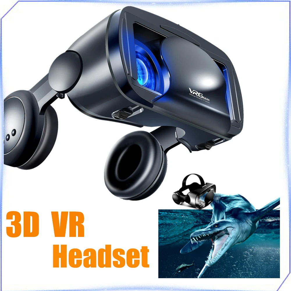 VRG Pro 3D VR Headset Smart Virtual Reality Glasses Helmet Full Screen Visual Wide-Angle VR Glass For Smartphones Devices
VRG Pro 3D VR Headset Smart Virtual Reality Glasses Helmet Full Screen Visual Wide-Angle VR Glass For Smartphones Devices