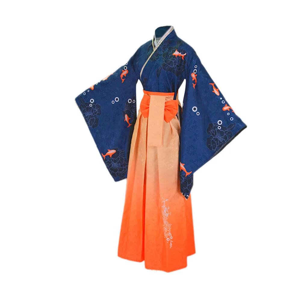 

Anime Hololive EN Watson Amelia Cosplay Kimono Outfits VTuber Ame Costumes Watson's Japanese Clothes Halloween Holiday Dress