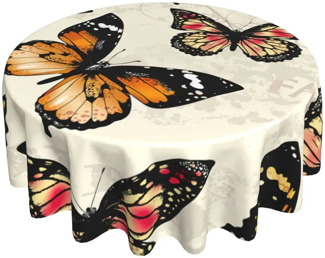 Monarch Butterfly Round Tablecloth 60 Inch Water Resistant Spill Proof Washable Polyester Table Cloth Decor Fabric Table Cover
Monarch Butterfly Round Tablecloth 60 Inch Water Resistant Spill Proof Washable Polyester Table Cloth Decor Fabric Table Cover