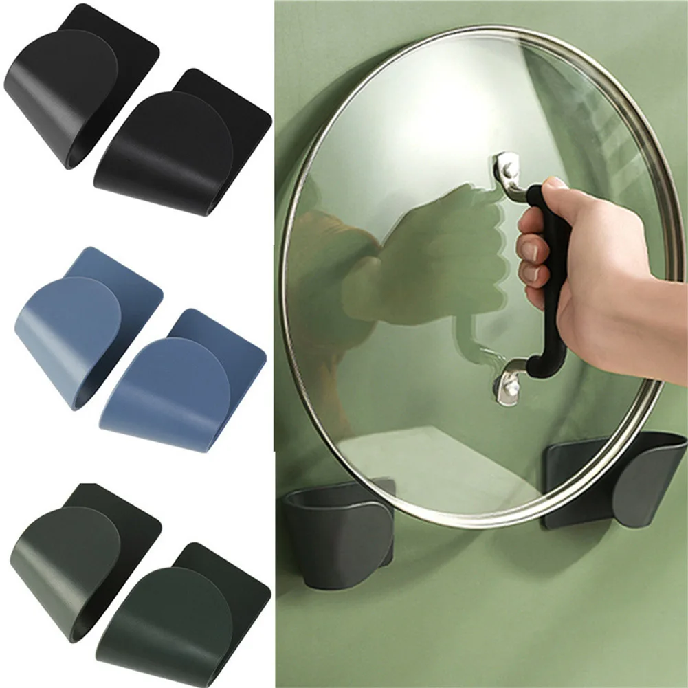 2pcs Pot Lid Holder Wall-Mounted Hanging Holder For Pan Pot Cover Rack Plastic Kitchen Storage Rack Kitchen Cooking Organizer
2pcs Pot Lid Holder Wall-Mounted Hanging Holder For Pan Pot Cover Rack Plastic Kitchen Storage Rack Kitchen Cooking Organizer