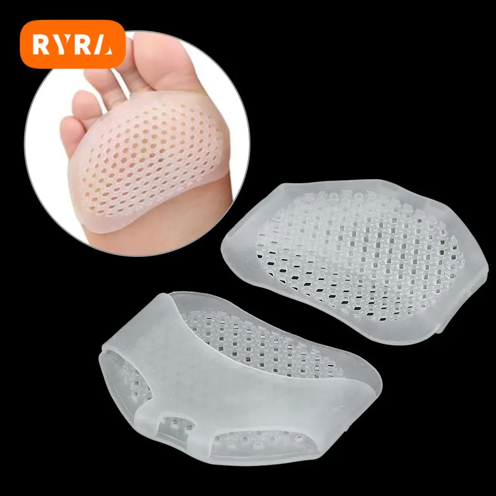 A Pair Silicone Insoles Transparent Shockproof Soft Honeycomb Sleeve Type Forefoot Cushion Breathable Non-slip Beauty Toe Spacer
A Pair Silicone Insoles Transparent Shockproof Soft Honeycomb Sleeve Type Forefoot Cushion Breathable Non-slip Beauty Toe Spacer