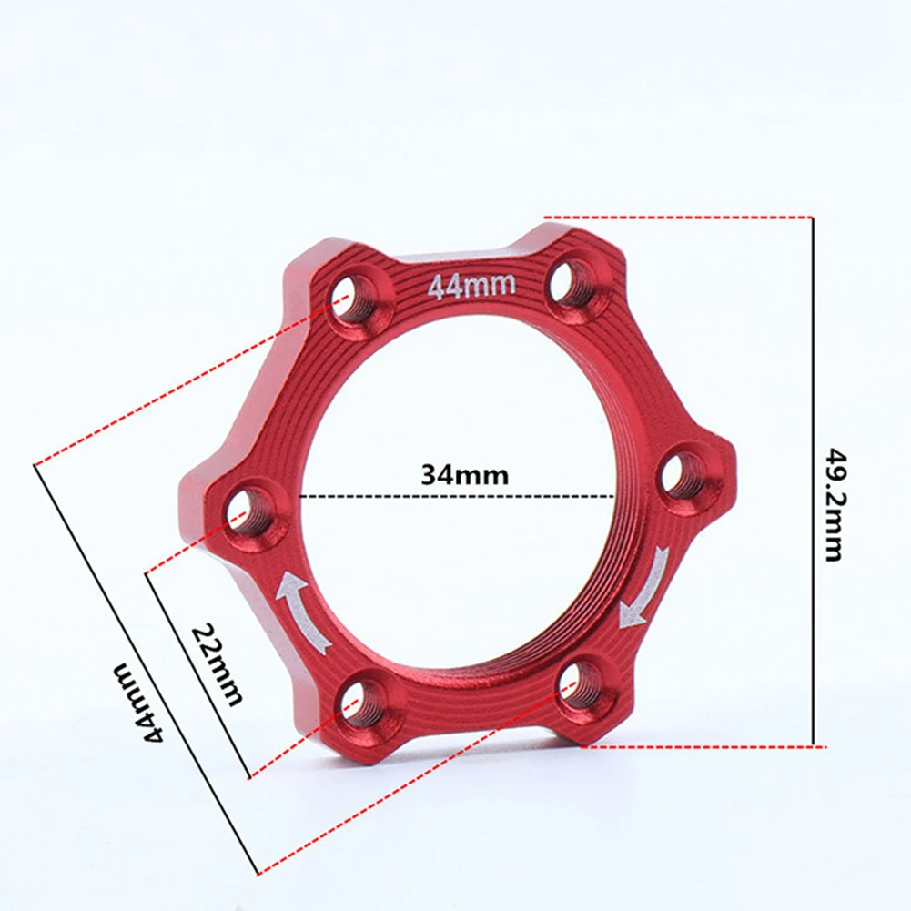 1pc Flange Adapter Bike Bicycle Freewheel Threaded Hubs Disk Disc Brake Rotor Flange Adapter Aluminum Alloy 44/48mm
1pc Flange Adapter Bike Bicycle Freewheel Threaded Hubs Disk Disc Brake Rotor Flange Adapter Aluminum Alloy 44/48mm