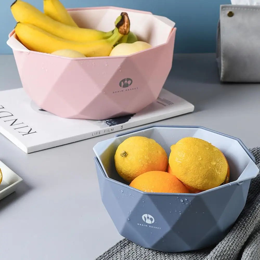 Storage Holder Double-layer Plastic Drain Basket Vegetables Fruit Rice Strainer Wash Colander Storage Baskets Fruit basket
Storage Holder Double-layer Plastic Drain Basket Vegetables Fruit Rice Strainer Wash Colander Storage Baskets Fruit basket