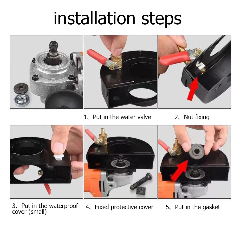 240mm Angle Grinder Protective Cover Base Cover Cutting Machine Safety Set Shield Water Useful Newest Pratical
240mm Angle Grinder Protective Cover Base Cover Cutting Machine Safety Set Shield Water Useful Newest Pratical
