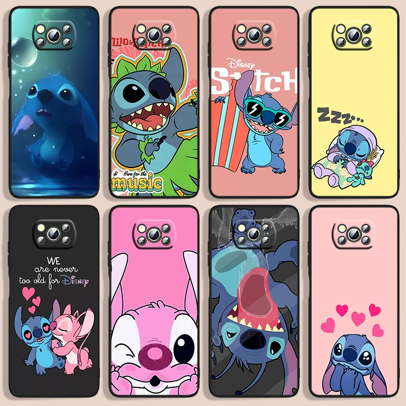 Cute Lilo Stitch Phone Case For Xiaomi Poco F1 X2 F2 X3 C3 M3 F3 X4 M4 F4 Pro 5G 4G NFC GT Black Iuxury Silicone Back Soft Capa
Cute Lilo Stitch Phone Case For Xiaomi Poco F1 X2 F2 X3 C3 M3 F3 X4 M4 F4 Pro 5G 4G NFC GT Black Iuxury Silicone Back Soft Capa