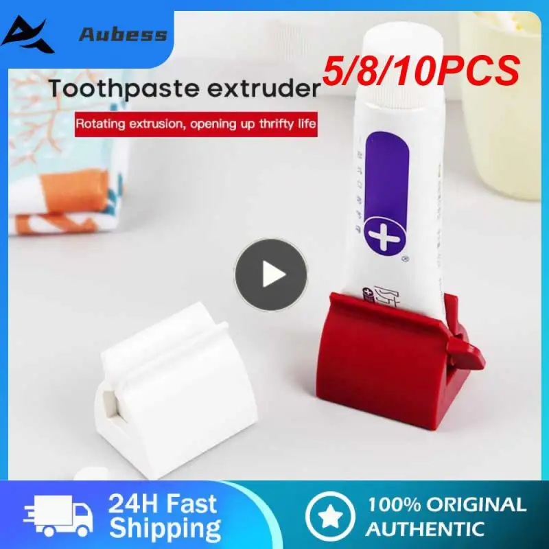 

5/8/10PCS Tube Squeezer Lazy Toothpaste Dispenser ABS Squeezing Tools Hair Color Dye Cosmetic Paint Squeezer Tube Wringer Hot
