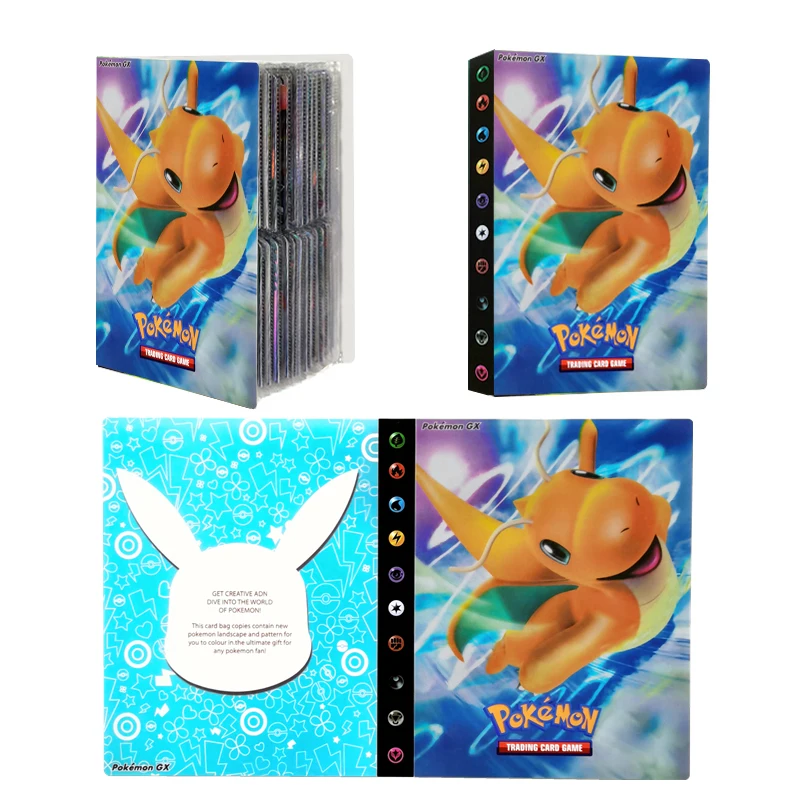 Dragonite Pokemon Cards Album Book Cartoon TAKARA TOMY Hold 240PCS Game Card Holder Collection Folder Kids Children Toy
Dragonite Pokemon Cards Album Book Cartoon TAKARA TOMY Hold 240PCS Game Card Holder Collection Folder Kids Children Toy
