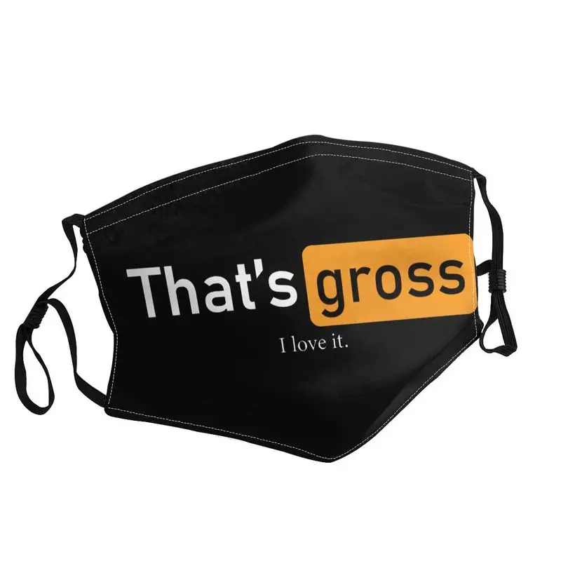 Thats Gross I Love It Funny Mask Reusable Men Letter Printed Mouth Face Mask Dustproof Protection Cover Respirator Mouth-Muffle
Thats Gross I Love It Funny Mask Reusable Men Letter Printed Mouth Face Mask Dustproof Protection Cover Respirator Mouth-Muffle