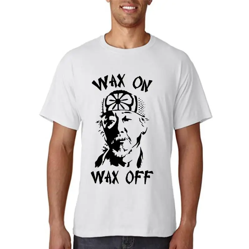 Title: Mr Miyagi Wax On Wax Off Karate Kid 80's Movie Training Gym New Mens New T-Shirt
Title: Mr Miyagi Wax On Wax Off Karate Kid 80's Movie Training Gym New Mens New T-Shirt