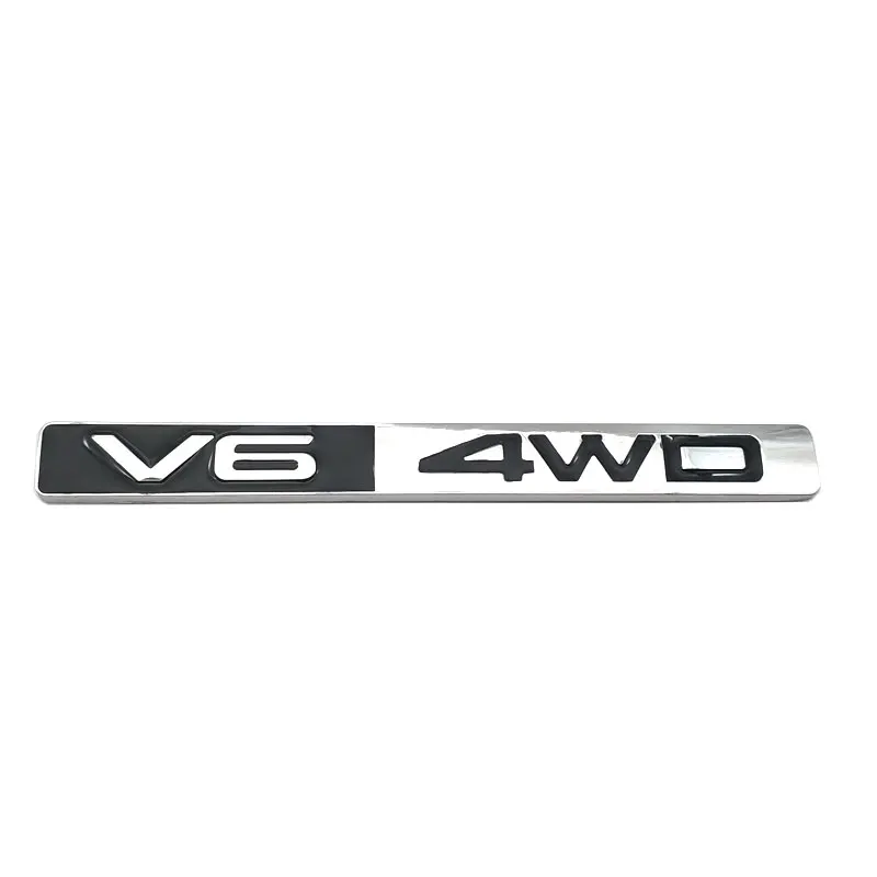 Car Styling Metal V6 4WD Logo Emblem off-road Auto Badge Sticker SUV Sport Trunk Decal
Car Styling Metal V6 4WD Logo Emblem off-road Auto Badge Sticker SUV Sport Trunk Decal