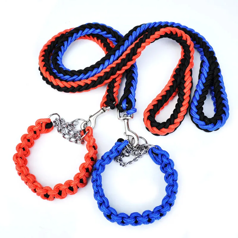 Eight Strand Braided Dog Collar Outdoor Nylon Pet Traction Belt Explosion-proof Impact Pull Dog Traction Rope
Eight Strand Braided Dog Collar Outdoor Nylon Pet Traction Belt Explosion-proof Impact Pull Dog Traction Rope