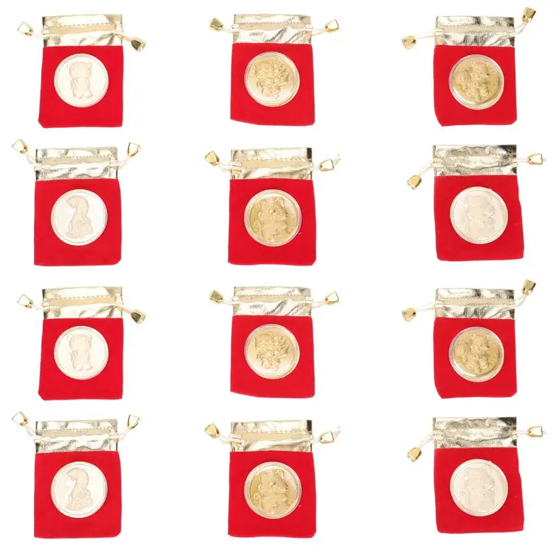 12Pcs New Year Coin Creative Commemorative Coin Alloy Art Coin 2022 Golden
12Pcs New Year Coin Creative Commemorative Coin Alloy Art Coin 2022 Golden