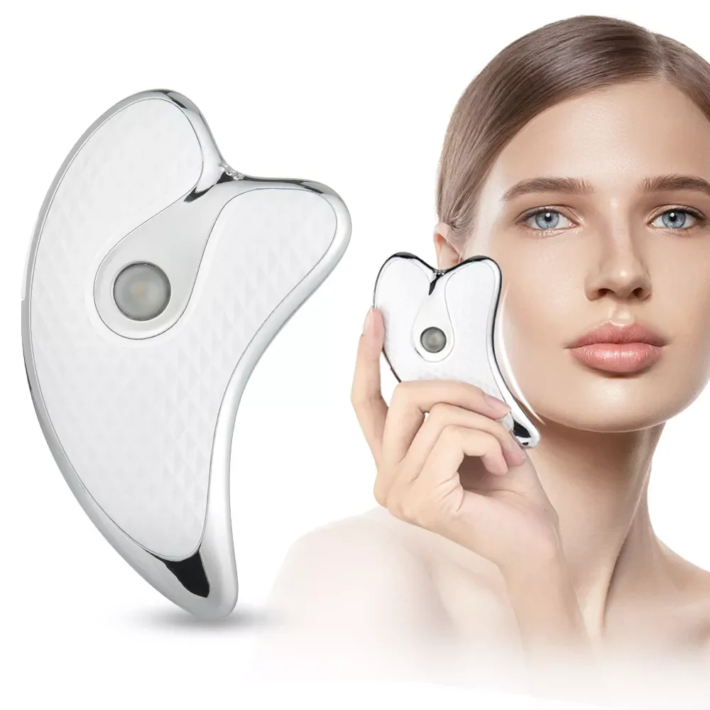 NEW2023 Heated Vibrating Facial Massager Gua Sha Board Red Blue Light Therapy Scraping Plate Face Lifting Slimming Tools
NEW2023 Heated Vibrating Facial Massager Gua Sha Board Red Blue Light Therapy Scraping Plate Face Lifting Slimming Tools