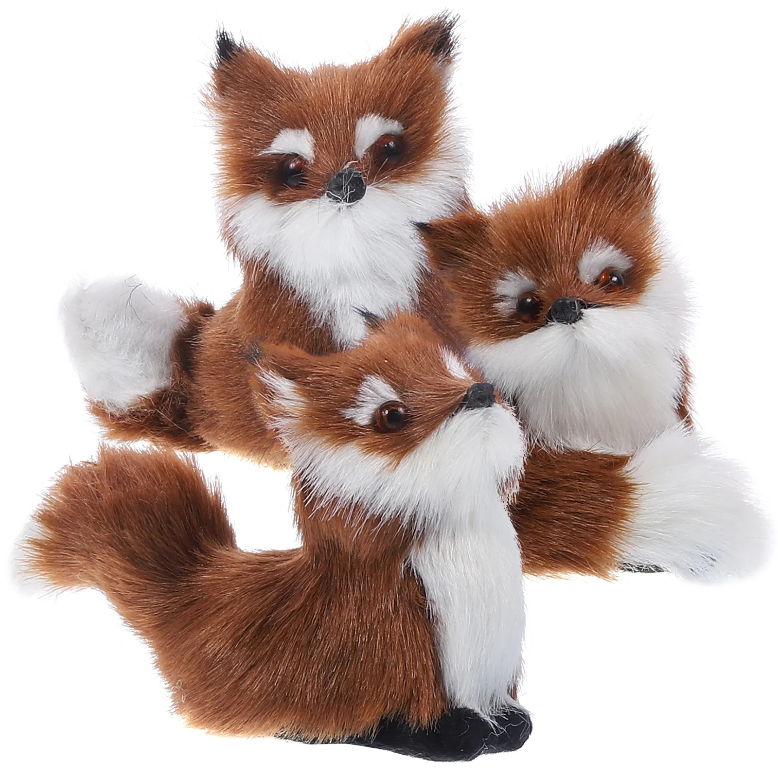3 Pcs Fox Decoration Xmas Ornaments Statue Small Furry Hanging Plastic Faux Vivid Mini Christmas Decore
3 Pcs Fox Decoration Xmas Ornaments Statue Small Furry Hanging Plastic Faux Vivid Mini Christmas Decore