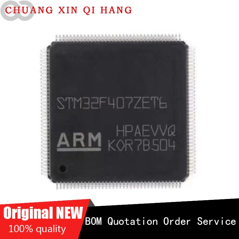 STM32F407ZET6 STM32F407ZET6TR STM32F407 LQFP-144 Microcontroller CHIP IC MCU 32BIT 512KB FLASH Brand New Original
STM32F407ZET6 STM32F407ZET6TR STM32F407 LQFP-144 Microcontroller CHIP IC MCU 32BIT 512KB FLASH Brand New Original